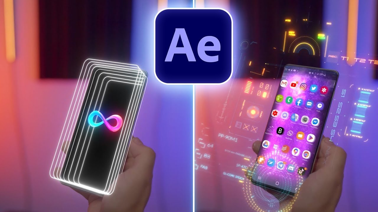 Augmented Hologram Phone VFX Tutorial in After Effects  Filmbro