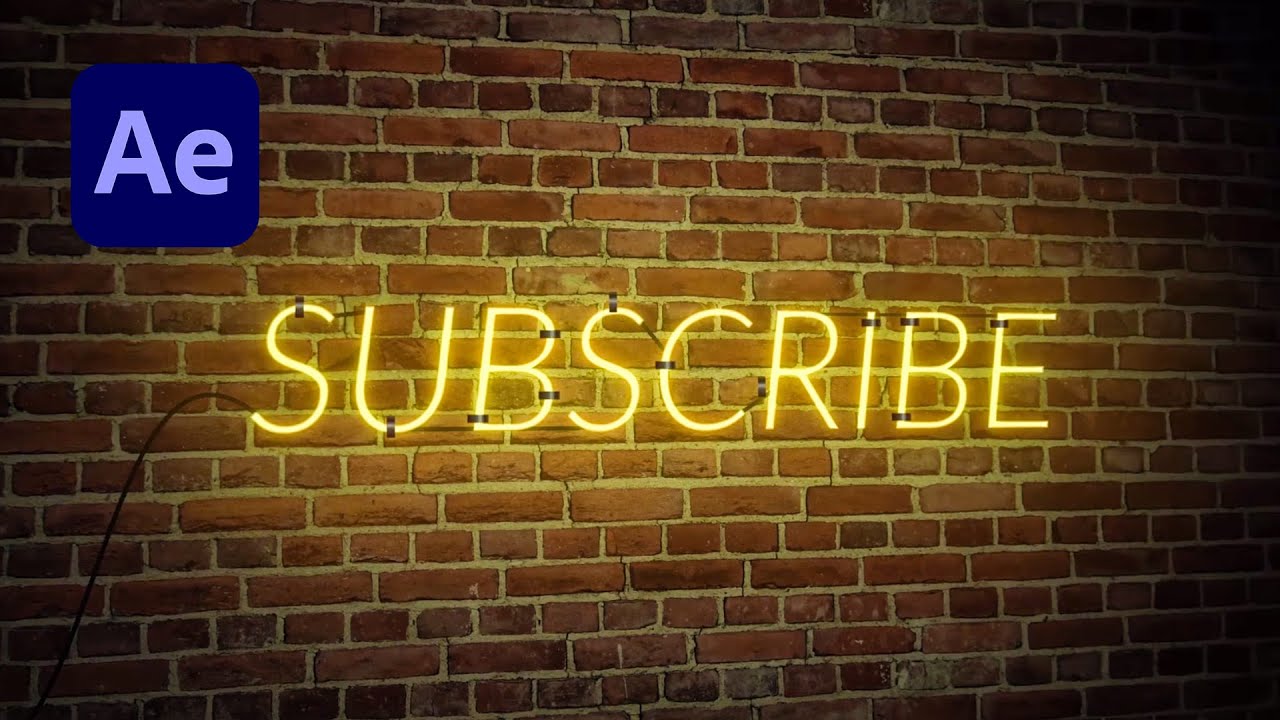 Create an Epic Neon Title in After Effects (like in Atomic Blonde ...