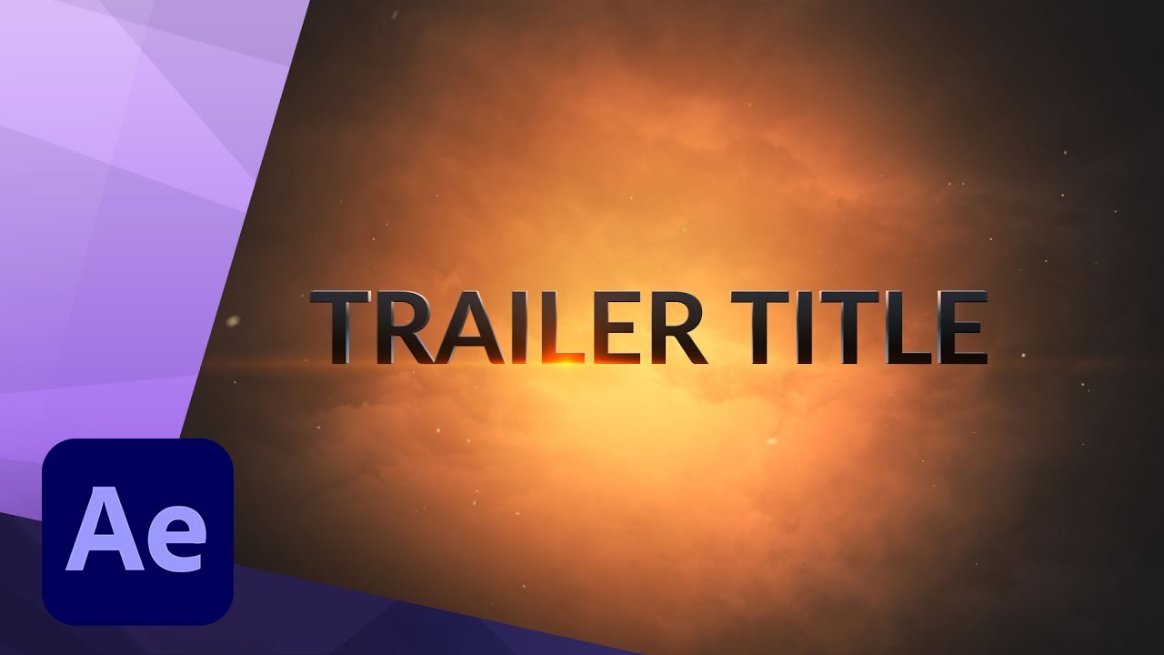 How to create an Apocalypse Intro Trailer Title animation in After Eff ...