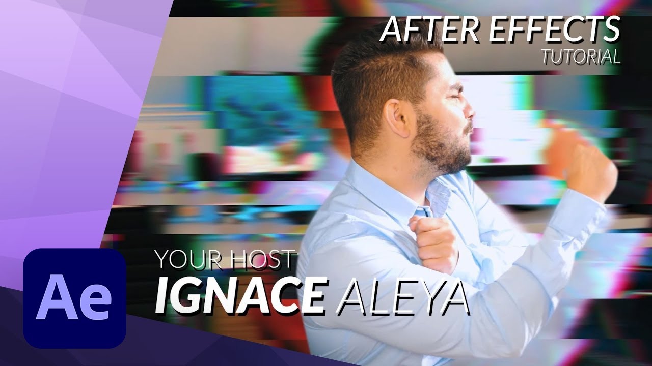 How To Create An Amazing Glitch Freeze Frame Title Effect in After Eff ...