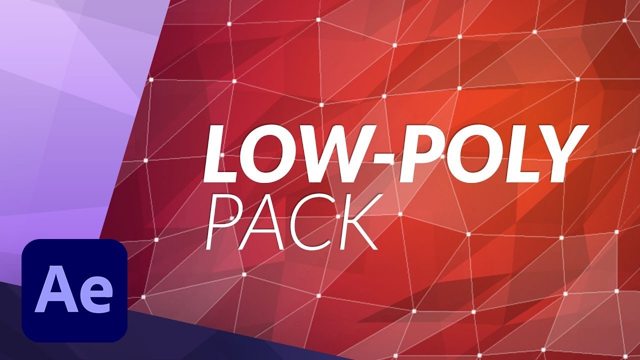 How To Create a Modern Low-Poly Background Video Element Design in Aft ...