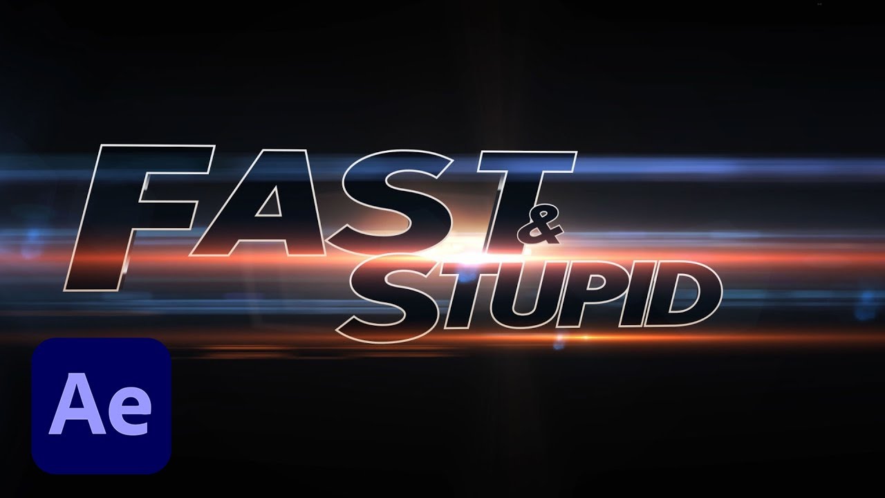 Fast Effect One Direction How To Create an Amazing Trailer Title Like in Fast and Furious Movie ...