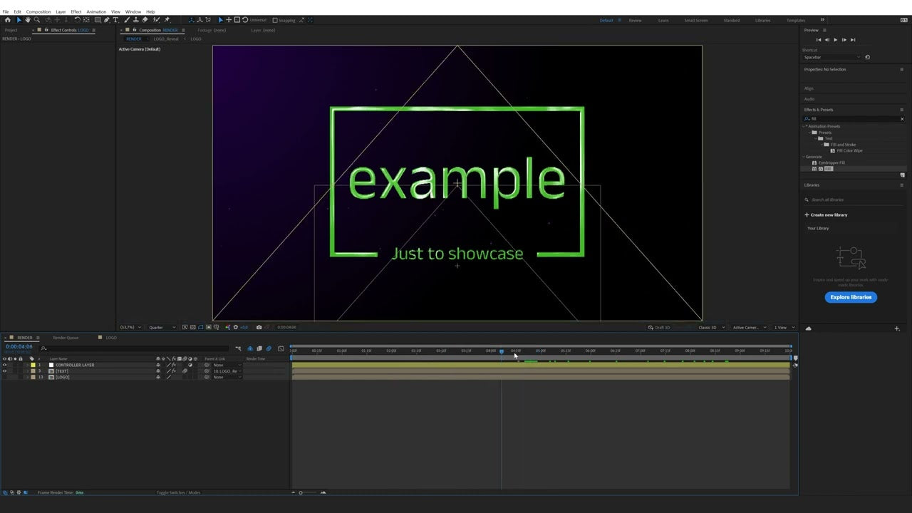 How to use and edit Logo Reveal Templates in After Effects – Filmbro