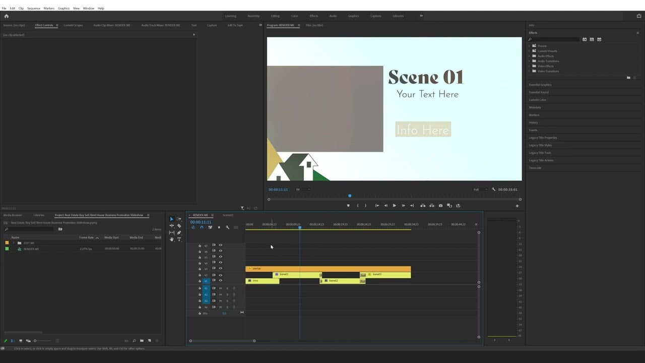 How to use and edit Slideshow Templates in Premiere Pro – Filmbro
