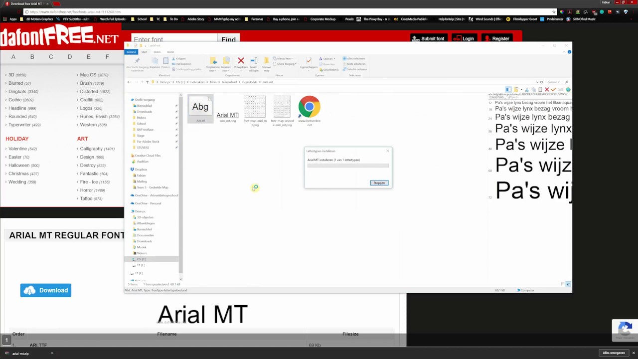 How to install a font on Windows in less than 30 seconds (works on all ...