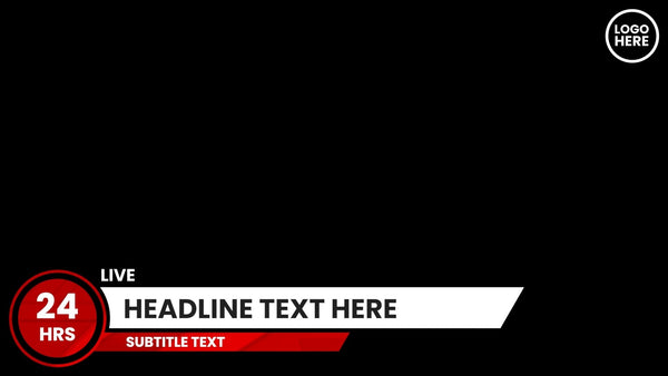 Breaking News Information Live Animated Lower Third 01