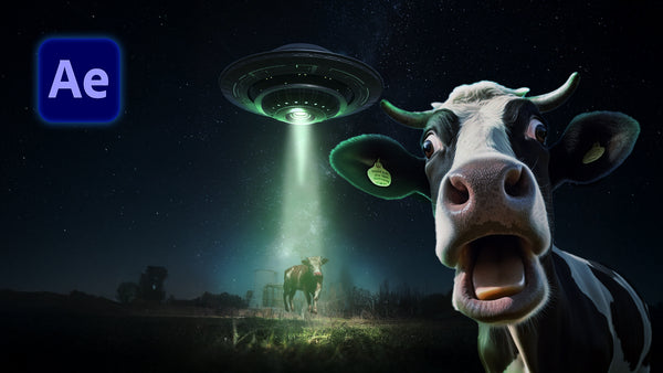 Project File - Alien UFO Abduction in After Effects