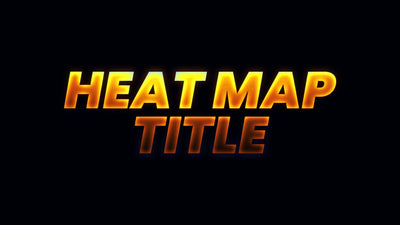 Chromatic Shine Heat Map Gradient Grunge Title