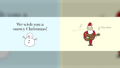 Christmas Animated Drawing Title Card Duo Pack 03