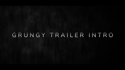 Metalic Text Grungy Cinematic Title Intro