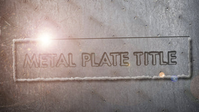 Metal Cutter Welding Title Intro