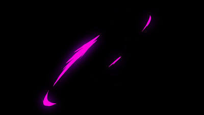 Text Decoration Anime Epic Slash Drawn Overlay 03
