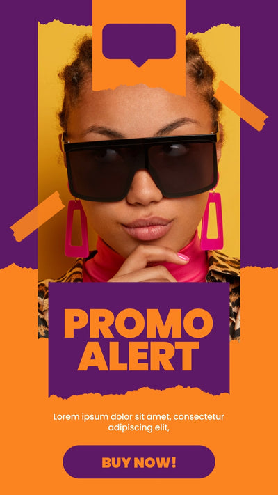 Modern Story Social Media Promotion Screen Sale Rough Edge