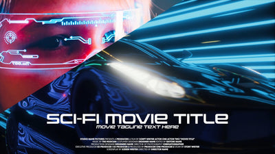 Movie Film Trailer Promo Award Animated Banner Card 08