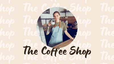 Cosy Warm Feeling Logo Reveal Barista Coffee Shop Template
