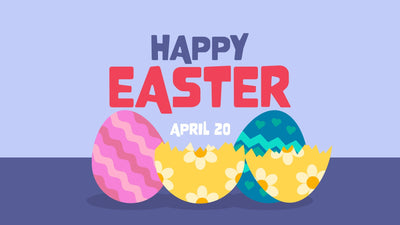 Happy Easter Chocolate Egg Crack Festive Holiday Celebration