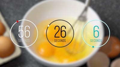 Stopwatch Counting Down Timer Countdown Red Dot Circle Infographic