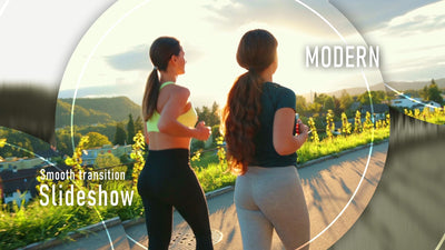 Circular Design Modern Design Fashion Slideshow Opener