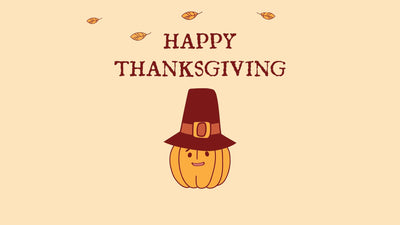 Thanksgiving Halloween Pumpkin Celebration Animation Card 01
