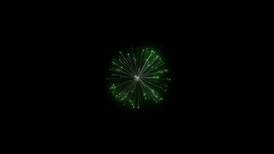 Green Fireworks 03