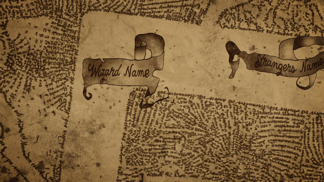 Magic Map Wizard School Hidden Pathways Name Tracker Traveller