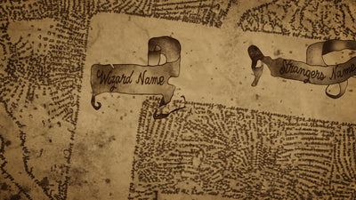 Magic Map Wizard School Hidden Pathways Name Tracker Traveller