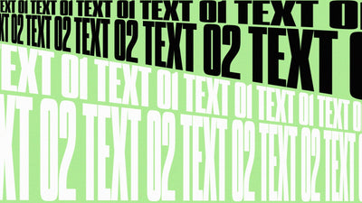 Kinetic Typography Text Modern Playful Animated
