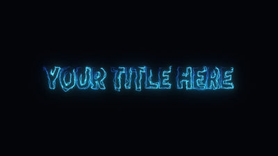 Lightning Zap Shocking Current Title Intro
