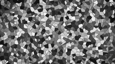 Cell Tile Black White Animated Background