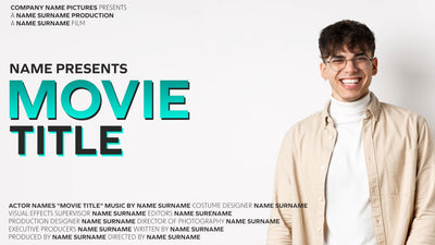 Movie Film Trailer Promo Award Animated Banner Card 07