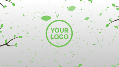 Ecological Nature Leaf Branch Tree Eco Logo Reveal