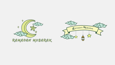 Eid Al-Fitr Ramadan Mubarak Tradition Animated Title Card 02