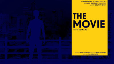 Modern Design Trendy Movie Poster Title Card Animation 05