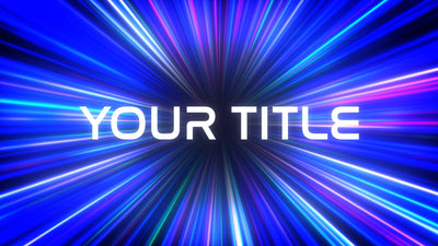 Zoom Hyperspeed Portal Warp Title Intro