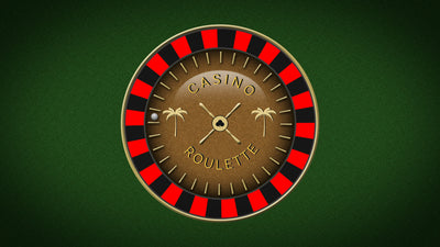 Casino Roulette Rotating Color Animated Emblem Intro Title