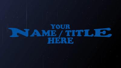 Cartoon Grunge Distorted Title Intro