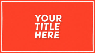 Kinetic Typography Urban Design Modern Noise 01