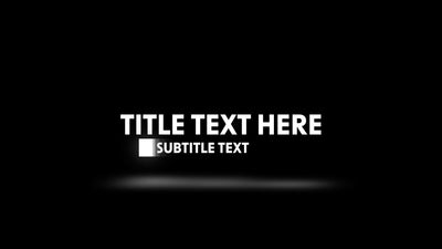 Neon Glow Bright Green Gradient Lines Simple Lower Third