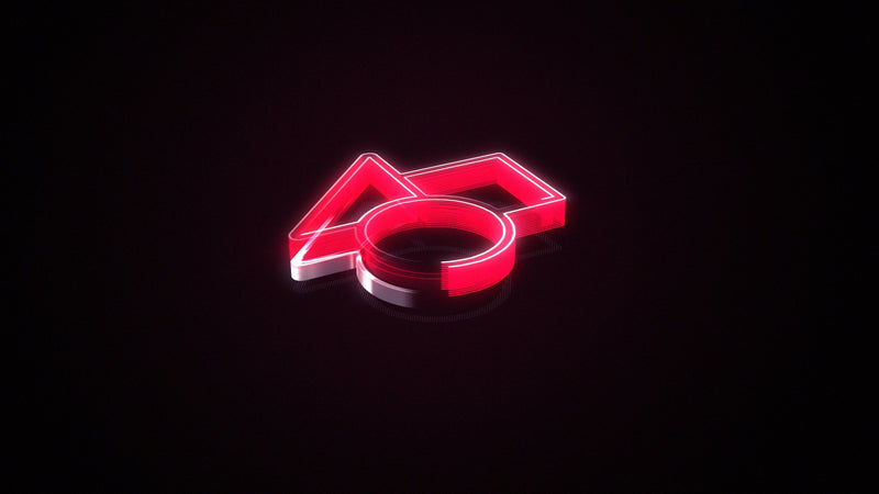 3D Glow Logo Reveal Light Ray Futuristic Modern