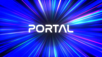 Zoom Hyperspeed Portal Warp Title Intro