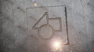 Metal Cutter Welding Plate Hard Logo Reveal
