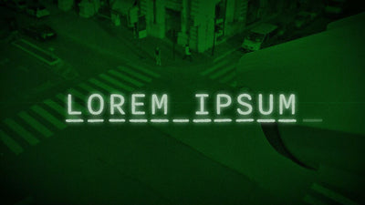 Secret Hidden VHS Overlay Colored Screen Title 02