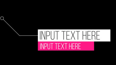 Modern Pop Up Call Out Text Animation Variation 02