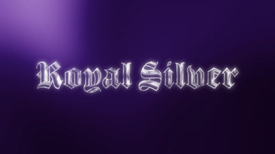 Variable Font Royal Silver Glowing Metal Shine Title