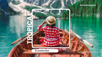 Travel Pop Up Media Highlight Panel Text Page