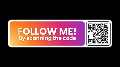QR Code Scanner Social Pop Up Infographic Scan Me 03