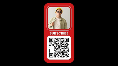 QR Code Scanner Social Pop Up Infographic Scan Me 04