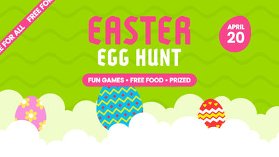 Easter April Colored Painted Eggs Sale Promotion Offer 03
