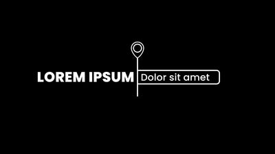 Modern Universal Pop Up Pin Location Lower Third