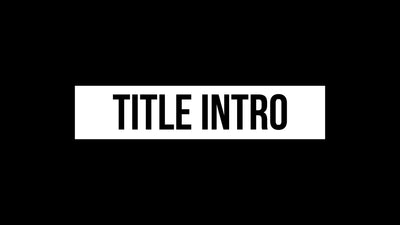 Kinetic Sliding In 3 Text Title Typograhy Intro 60fps